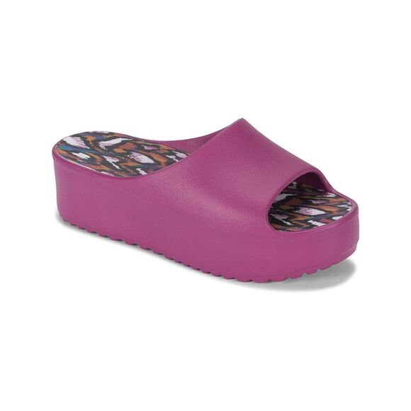 BARETRAPS Shoes - BARETRAPS Womens Pink 1-1/2" Platform Parvati Open Wedge Sandals Shoes 7 M